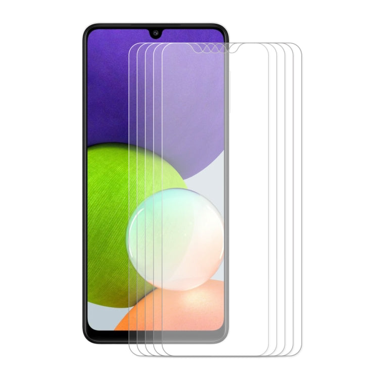 Lot de 5 films de protection d'écran en verre trempé ENKAY Hat-Prince 0,26 mm 9H 2,5D à bords incurvés pour Samsung Galaxy A32 4G (5 pièces)