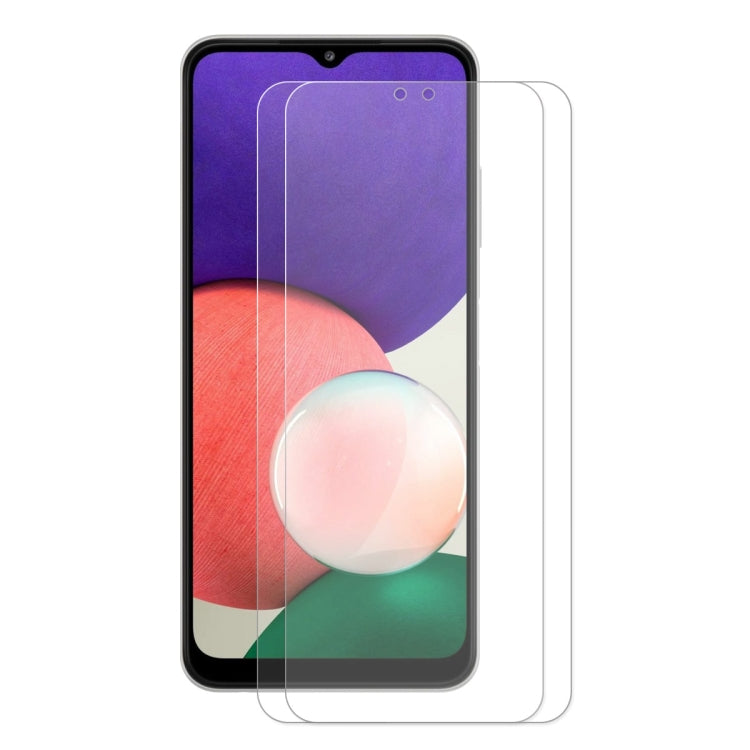 Lot de 2 films de protection en verre trempé ENKAY Hat-Prince 0,26 mm 9H 2,5D à bords incurvés pour Samsung Galaxy A32 5G