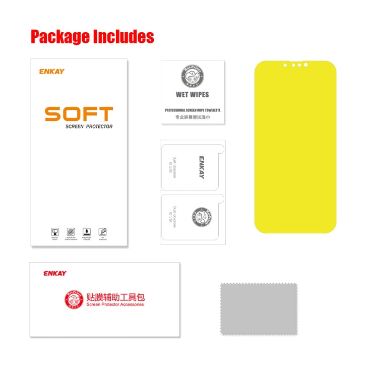 ENKAY Full Glue Explosion-proof Hydrogel Film For iPhone 13 mini, For iPhone 13 mini