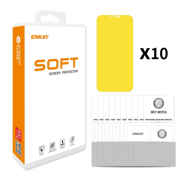 10 PCS ENKAY Full Glue Explosion-proof Hydrogel Film For iPhone 13 Pro Max, For iPhone 13 Pro Max(10 PCS)