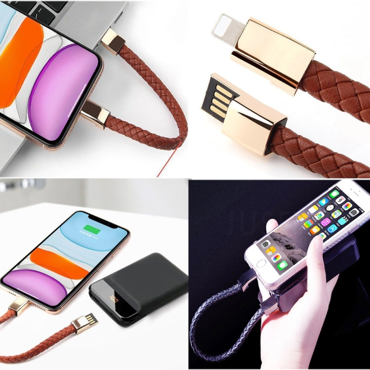 XJ-73 20cm USB to 8 Pin Bracelet Charging Data Cable, 8 Pin, 20cm 8 Pin