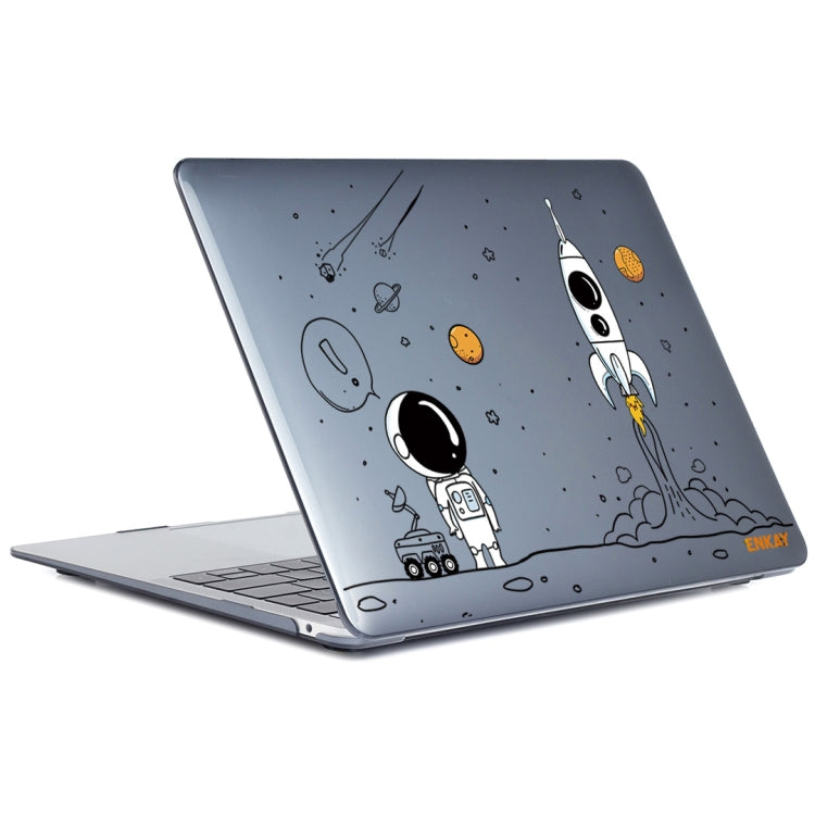 ENKAY Spaceman Pattern Laotop Protective Crystal Case for MacBook Air 13.3 inch A1932 2018, For MacBook Air 13.3 inch A1932 2018
