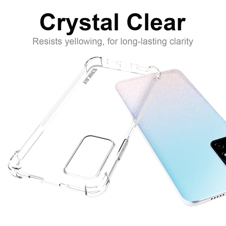 ENKAY For Redmi Note 11 5G Transparent TPU Shockproof Case, For Redmi Note 11 5G