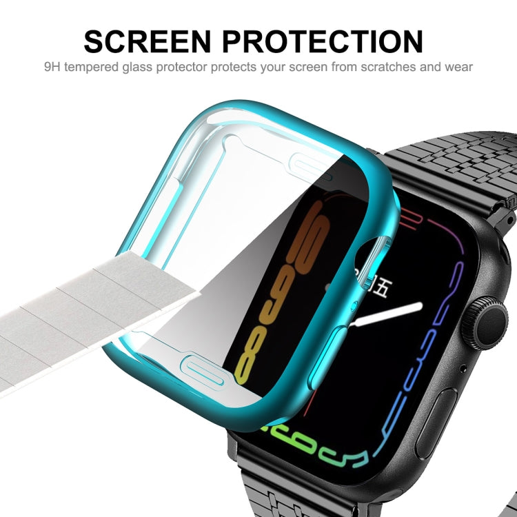 ENKAY Hat-Prince Electroplated TPU Case, For Apple Watch Series 8 / 7 41mm, For Apple Watch Series 8 / 7 45mm