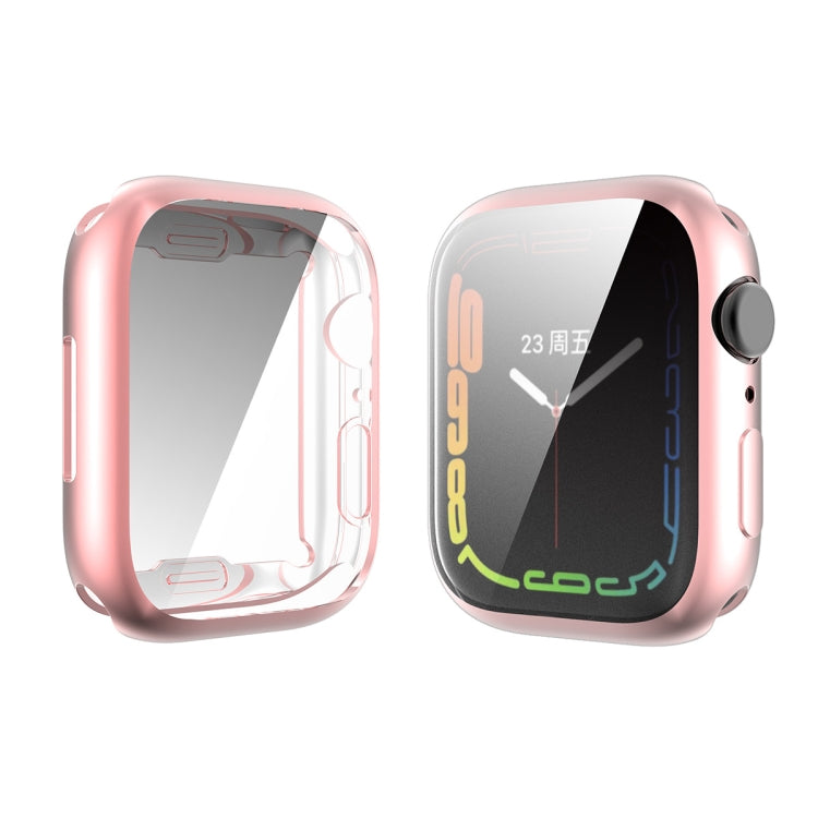 ENKAY Hat-Prince Electroplated TPU Case, For Apple Watch Series 8 / 7 41mm, For Apple Watch Series 8 / 7 45mm
