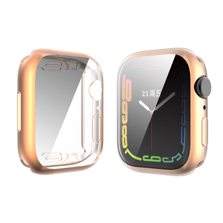 ENKAY Hat-Prince Electroplated TPU Case, For Apple Watch Series 8 / 7 41mm, For Apple Watch Series 8 / 7 45mm