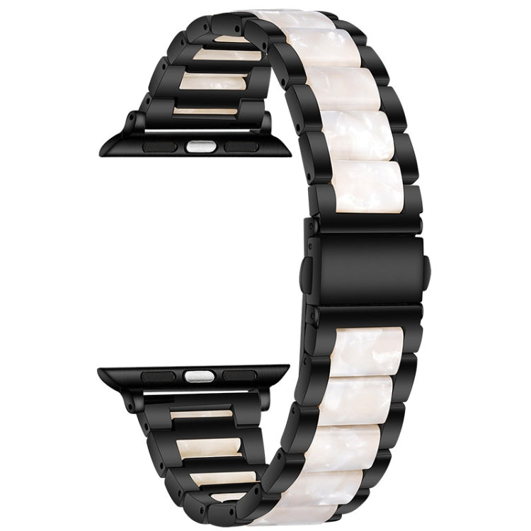 Metal + Resin Watchband For Apple Watch Series, 7 41mm / 6&SE&5&4 40mm / 3&2&1 38mm