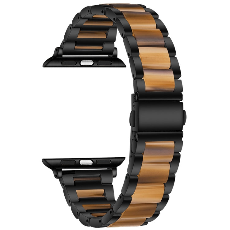 Metal + Resin Watchband For Apple Watch Series, 7 41mm / 6&SE&5&4 40mm / 3&2&1 38mm