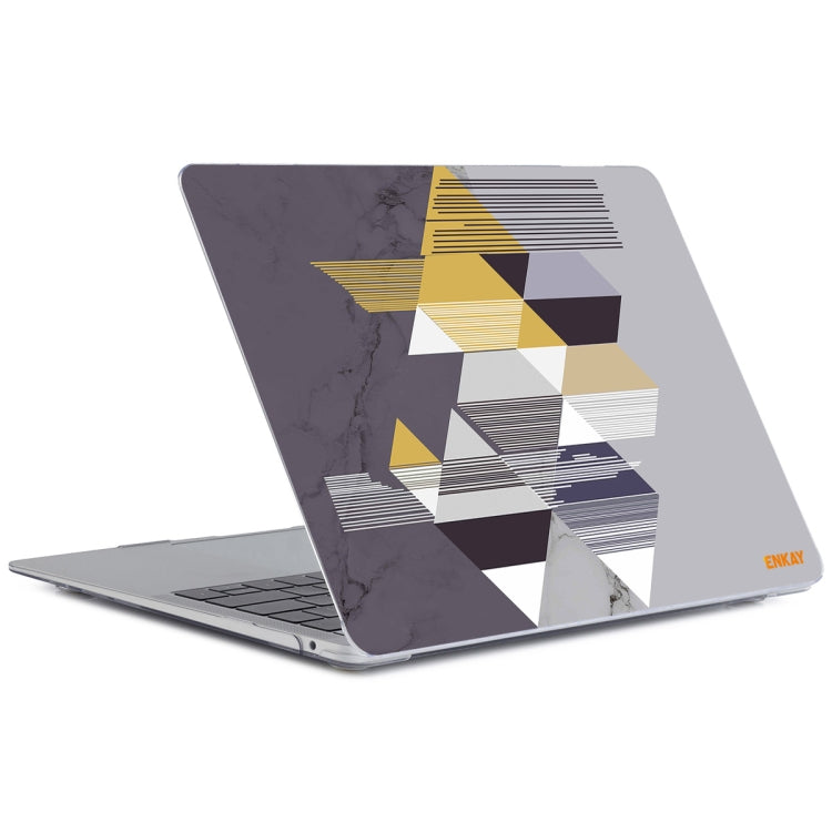 Étui de protection ENKAY Hat-Prince pour MacBook Pro 16 pouces A2141, motif géométrique