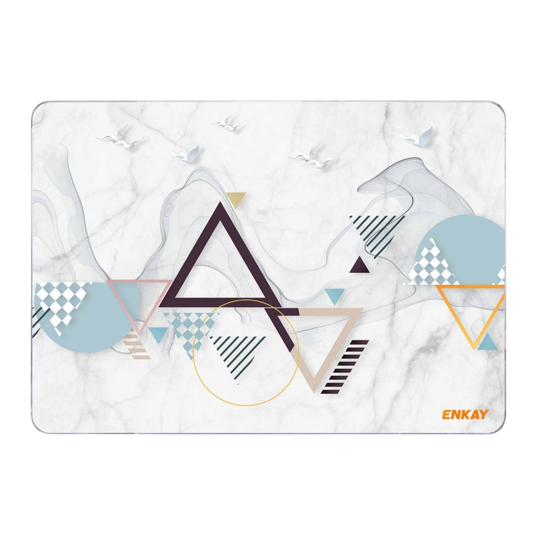 Étui de protection ENKAY Hat-Prince pour MacBook Pro 15,4 pouces A1707/A1990, motif géométrique