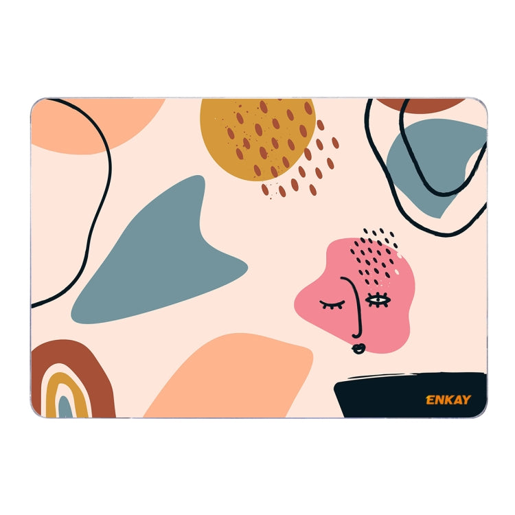 Étui de protection ENKAY Hat-Prince pour MacBook Pro 15,4 pouces A1707/A1990, motif géométrique