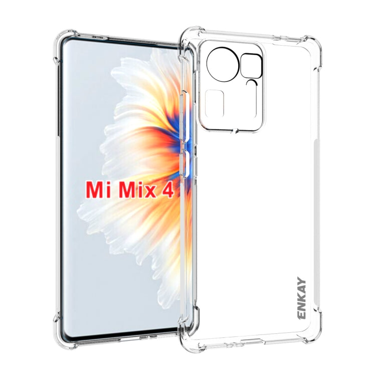 For Xiaomi Mix 4 ENKAY Transparent TPU Shockproof Case, For Xiaomi Mix 4