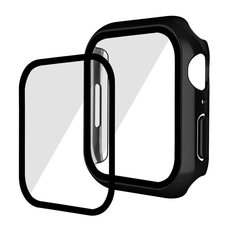 ENKAY Hat-Prince 2 in 1 PC Frame + 9H Tempered Glass Case, For Apple Watch Series 8 / 7 41mm, For Apple Watch Series 8 / 7 45mm