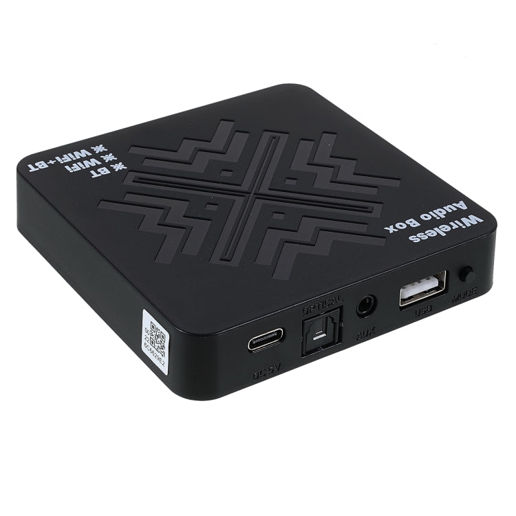 JEDX Q2 WiFi & Bluetooth 2 in 1 Digital Audio Adapter Smart Hi-Fi Audio Box, Q2