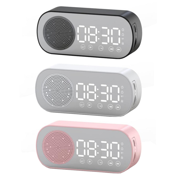 Enceinte numérique Bluetooth 5.0 Z7, réveil miroir multifonction, radio FM, Z7 (noir), Z7 (blanc), Z7 (rose)