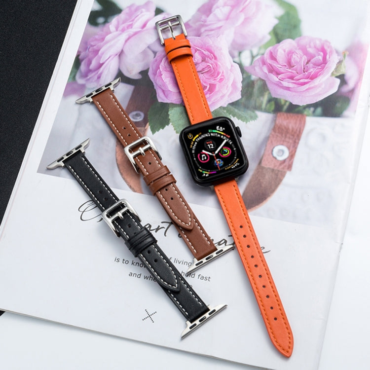 Microfiber Leather Pin Buckle Watch Strap For Apple Watch Series, 7 41mm / 6&SE&5&4 40mm / 3&2&1 38mm, 7 45mm / 6&SE&5&4 44mm / 3&2&1 42mm