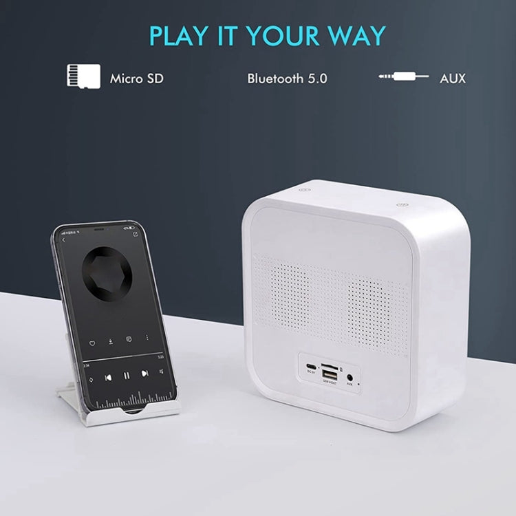 P10 LED Atmosphere Light Bluetooth Speaker with Alarm Thermometer Function, P10