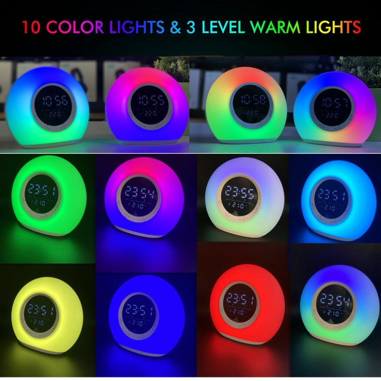 P11 LED Atmosphere Light Bluetooth Speaker with Alarm & Temperature Display, P11