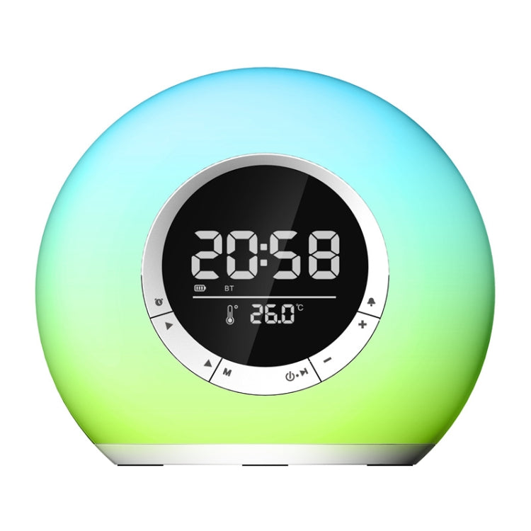 P11 LED Atmosphere Light Bluetooth Speaker with Alarm & Temperature Display, P11