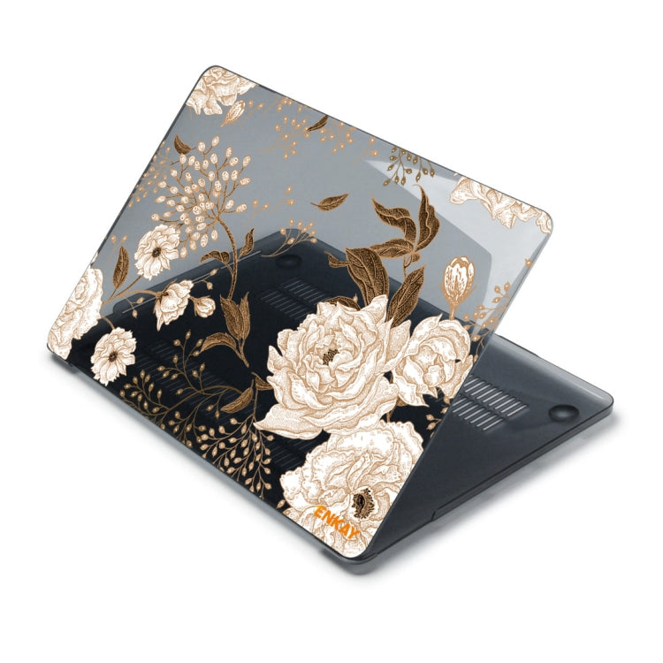 ENKAY Vintage Pattern Series Laotop Protective Crystal Case For MacBook Air 13.3 inch A1932 / A2179 / A2337, For MacBook Air 13.3 inch A1932 / A2179 / A2337