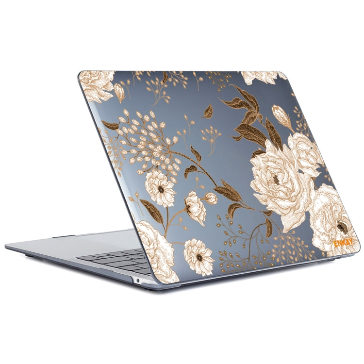 ENKAY Vintage Pattern Series Laotop Protective Crystal Case For MacBook Air 13.3 inch A1932 / A2179 / A2337, For MacBook Air 13.3 inch A1932 / A2179 / A2337