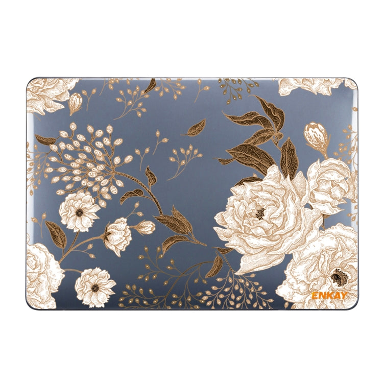 ENKAY Vintage Pattern Series Laotop Protective Crystal Case For MacBook Air 13.3 inch A1932 / A2179 / A2337, For MacBook Air 13.3 inch A1932 / A2179 / A2337
