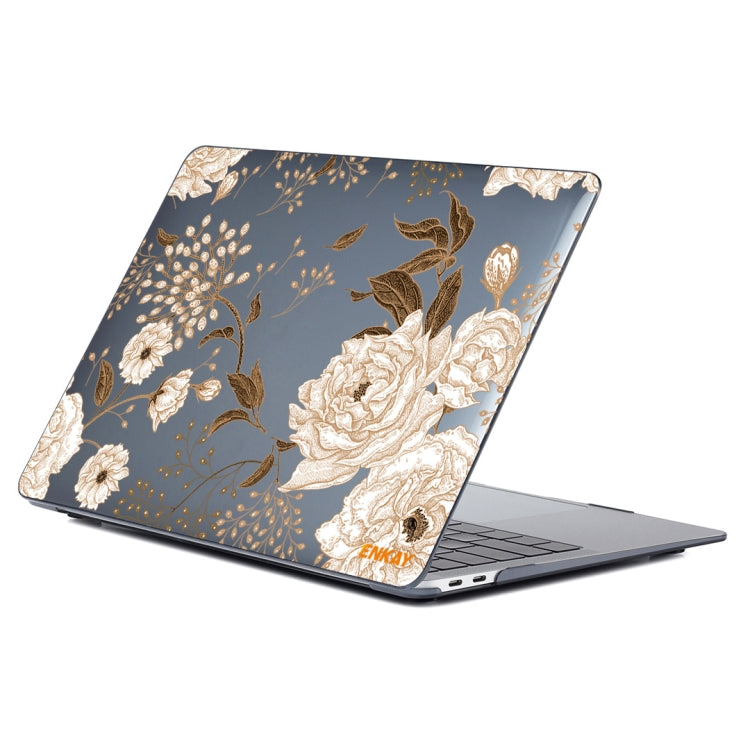 ENKAY Vintage Pattern Series Laotop Protective Crystal Case For MacBook Pro 15.4 inch A1707 / A1990, For MacBook Pro 15.4 inch A1707 / A1990