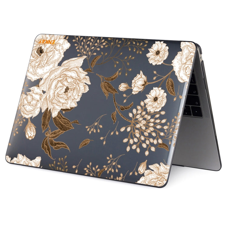 ENKAY Vintage Pattern Series Laotop Protective Crystal Case For MacBook Pro 15.4 inch A1707 / A1990, For MacBook Pro 15.4 inch A1707 / A1990