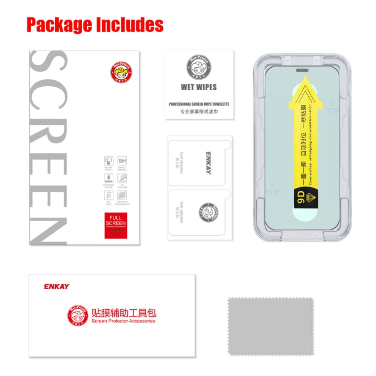 ENKAY Quick Stick Eye-protection Tempered Glass Film, For iPhone 12 / 12 Pro, For iPhone 12 Pro Max