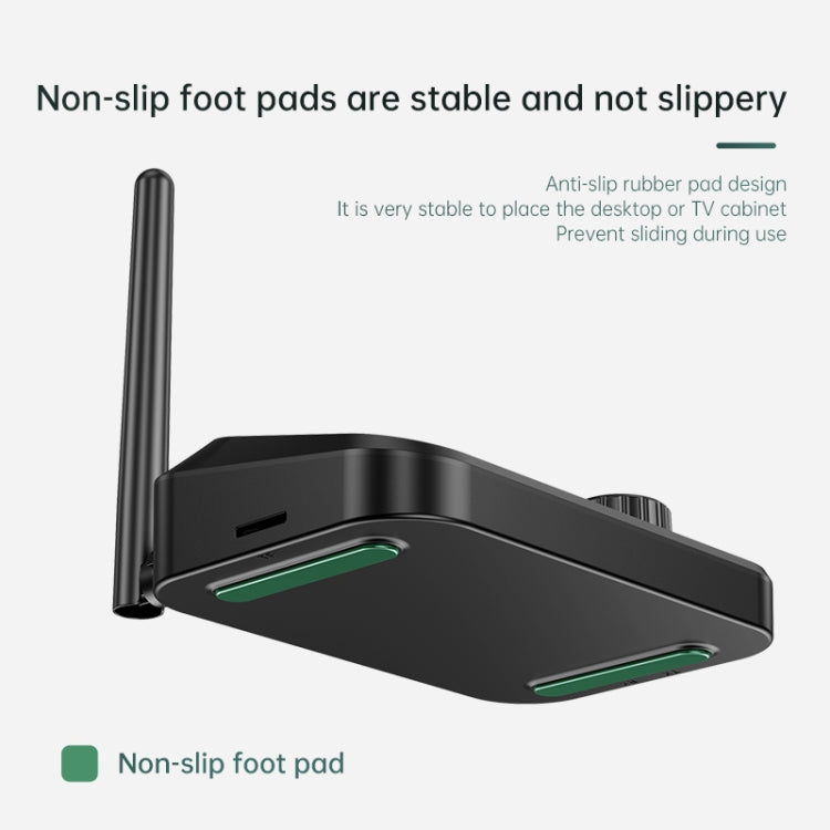 C41S Bluetooth 5.0 Audio Receiver 2 in 1 with Screen Fiber Coaxial Adapter, C41S
