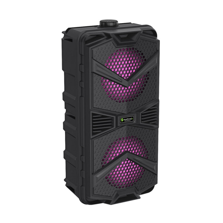 NewRixing NRG5501B Outdoor Portable Karaoke Wireless Speaker 16W Audio Amplifier, with Mic, No Mic