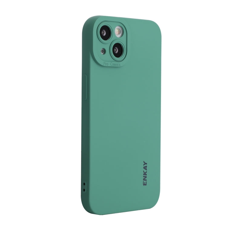 ENKAY Liquid Silicone Phone Case for iPhone 13, For iPhone 13
