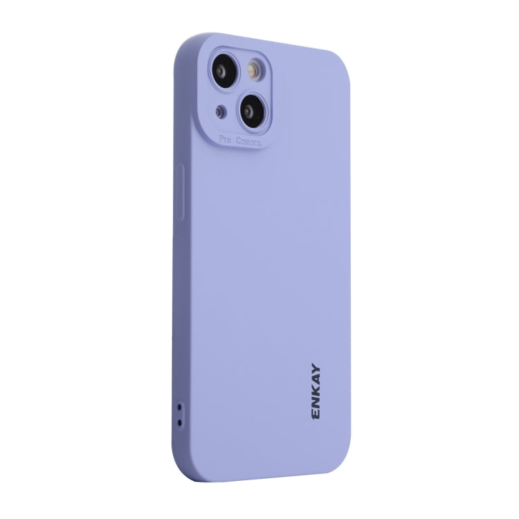 ENKAY Liquid Silicone Phone Case for iPhone 13, For iPhone 13