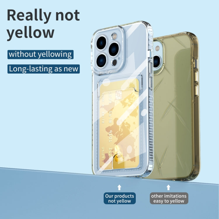 Card Bag Shockproof Transparent Phone Case, For iPhone 13, For iPhone 13 Pro Max, For iPhone 13 Pro, For iPhone 13 mini, For iPhone 12, For iPhone 12 Pro, For iPhone 12 Pro Max, For iPhone 12 mini, For iPhone 11, For iPhone 11 Pro, For iPhone 11 Pro Max