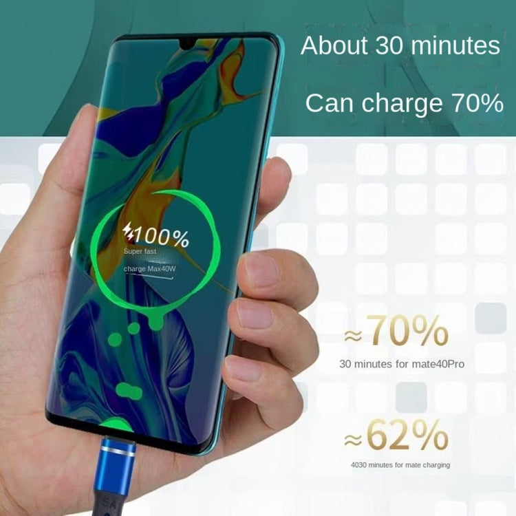 XJ-76 40W 5A 3 in 1 USB to 8 Pin + Type-C + Micro USB Super Flash Charging Cable, Length: 1.18m, XJ-76 40W