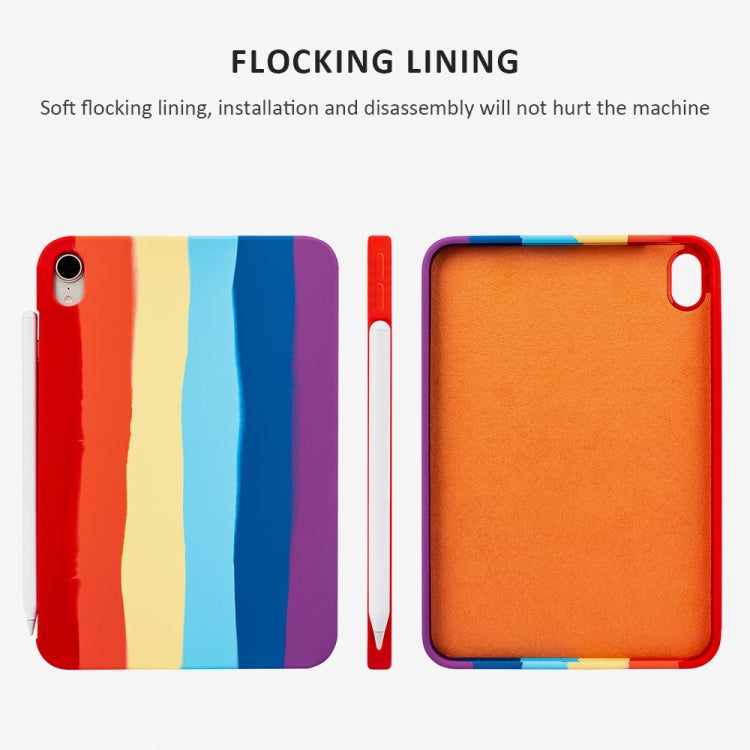 Liquid Silicone Magnetic Pen Function Tablet Case for iPad Air 2020 / 2022 10.9, For iPad Air 2020 / 2022 10.9