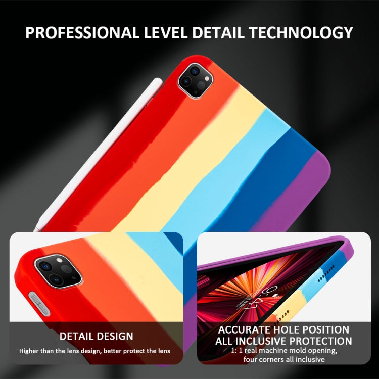 Liquid Silicone Magnetic Pen Function Tablet Case for iPad Pro 12.9 2018 / 2020 / 2021, For iPad Pro 12.9 2018 / 2020 / 2021