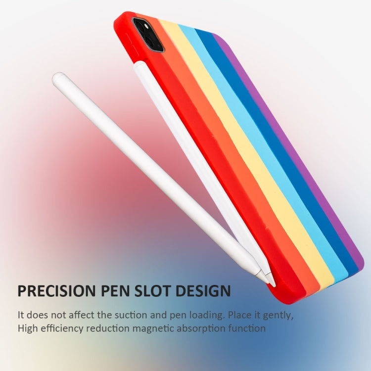 Liquid Silicone Magnetic Pen Function Tablet Case for iPad Pro 12.9 2018 / 2020 / 2021, For iPad Pro 12.9 2018 / 2020 / 2021