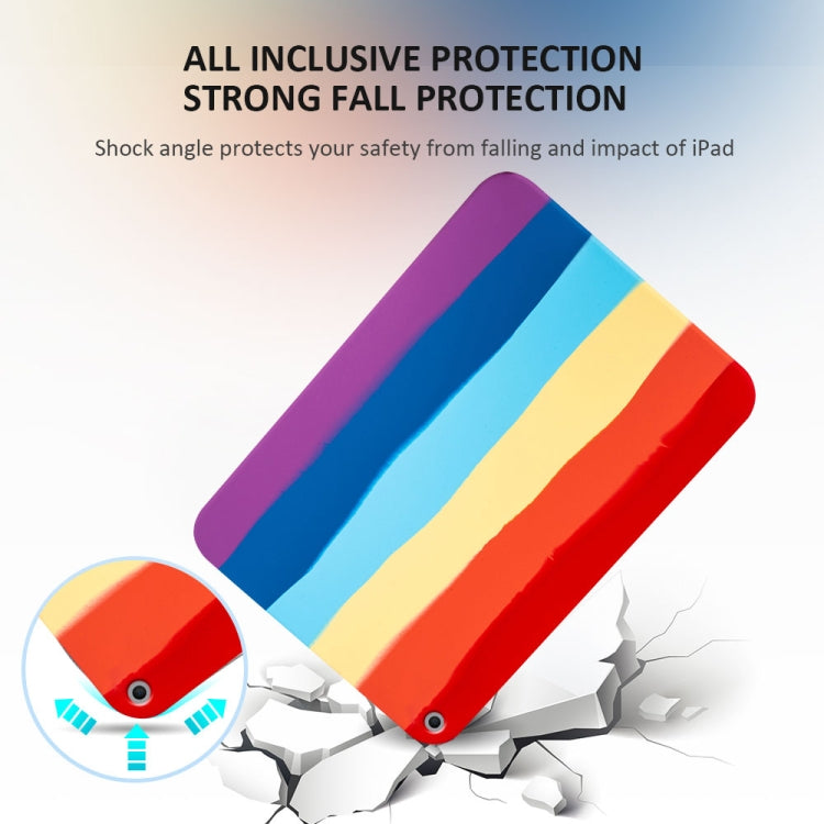 Liquid Silicone Magnetic Pen Function Tablet Case for iPad 10.2 2021 / 2020 / 2019, For iPad 10.2 2021 / 2020 / 2019