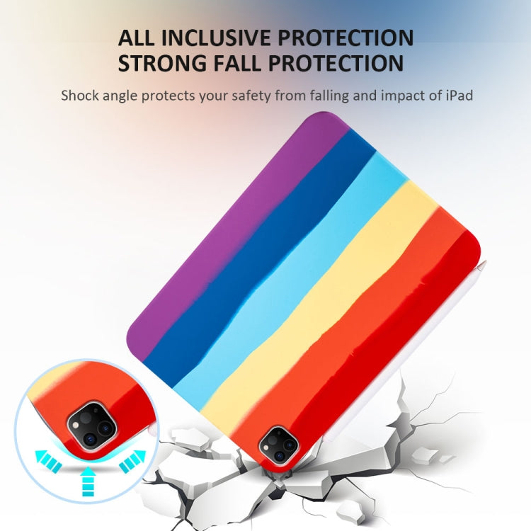 Liquid Silicone Magnetic Pen Function Tablet Case for iPad Pro 11 2018 / 2020 / 2021, For iPad Pro 11 2018 / 2020 / 2021