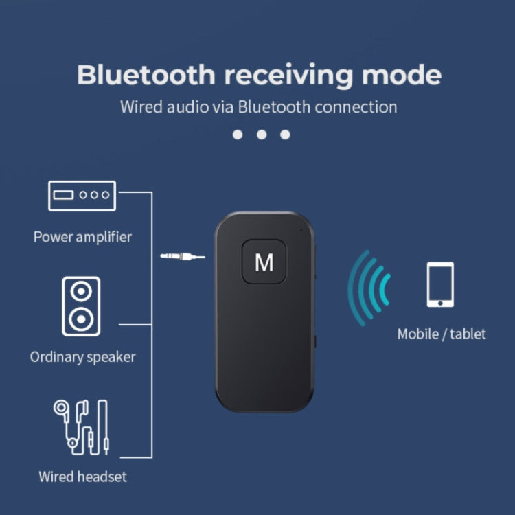 BT03 2 in 1 Bluetooth 5.1 Audio Receiver & Transmitter Car Hands-free Calls, BT03