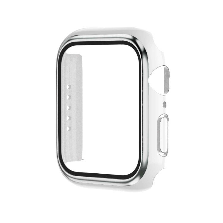 Electroplating Two-color PC+Tempered Film Watch Case, For Apple Watch Series 3/2/1 42mm