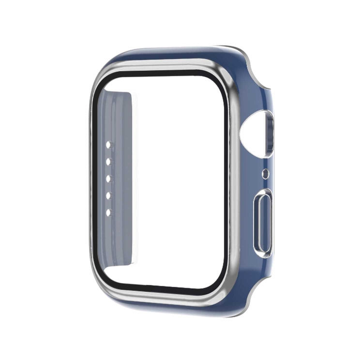 Electroplating Two-color PC+Tempered Film Watch Case, For Apple Watch Series 3/2/1 42mm