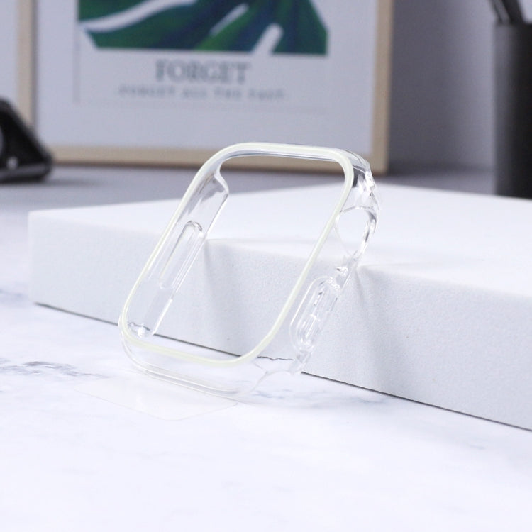 Luminous Hollow Colorful PC Watch Case, For For Apple Watch Series 6/5/4/SE 40mm, For Apple Watch Series 3/2/1 38mm