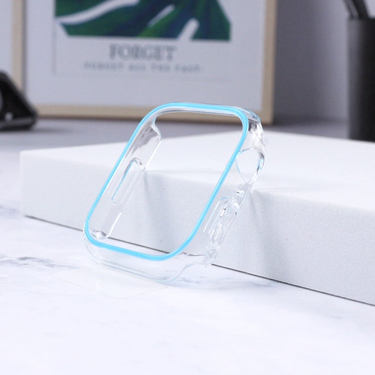 Luminous Hollow Colorful PC Watch Case, For For Apple Watch Series 6/5/4/SE 40mm, For Apple Watch Series 3/2/1 38mm