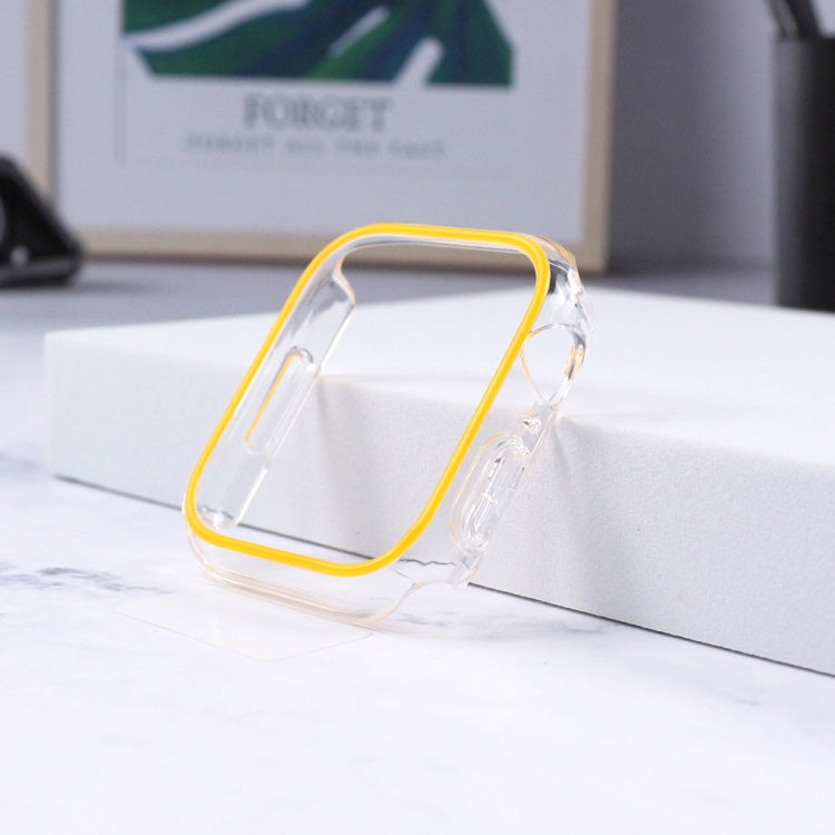 Luminous Hollow Colorful PC Watch Case, For For Apple Watch Series 6/5/4/SE 40mm, For Apple Watch Series 3/2/1 38mm