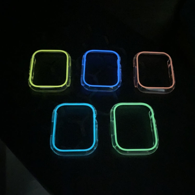 Luminous Hollow Colorful PC Watch Case, For For Apple Watch Series 6/5/4/SE 40mm, For Apple Watch Series 3/2/1 38mm
