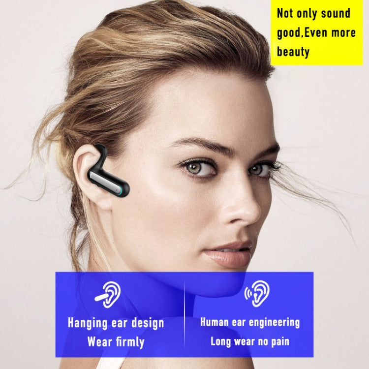 FW5 Non-in-Ear BT5.2 Wireless Sport Bone Conduction TWS Earphones Support Voice Assistant, FW5 Black