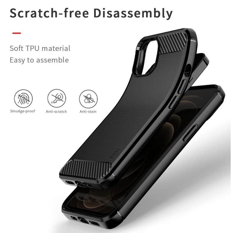 MOFI Gentleness Series Brushed Texture Carbon Fiber Soft TPU Case