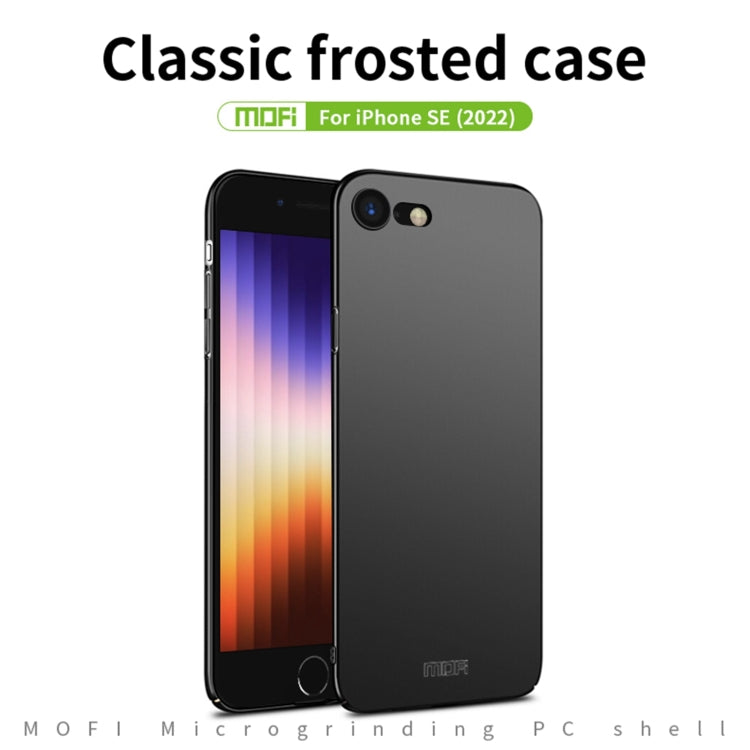 MOFI Frosted PC Ultra-thin Hard Case, For iPhone SE 2022 / 2020